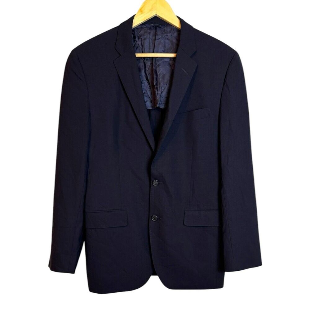 Brooks Brothers BROOKSCOOL Milano REDA 100% Wool Blue Sport Coat Blazer 40 Reg